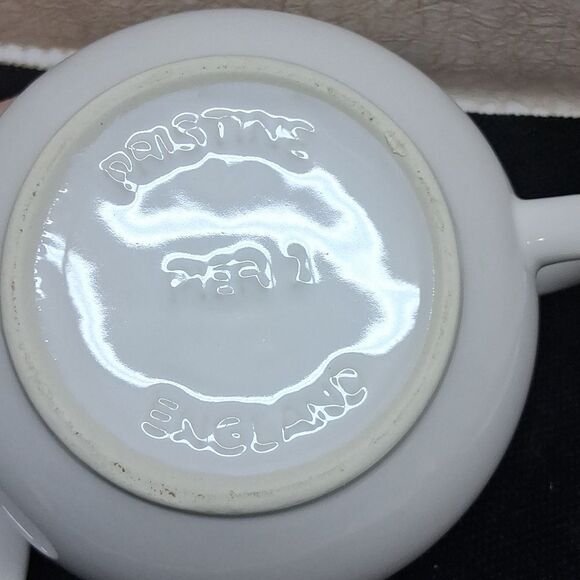 Elegant Pristine England Pier 1 White Teapot Set - Picture 4 of 12